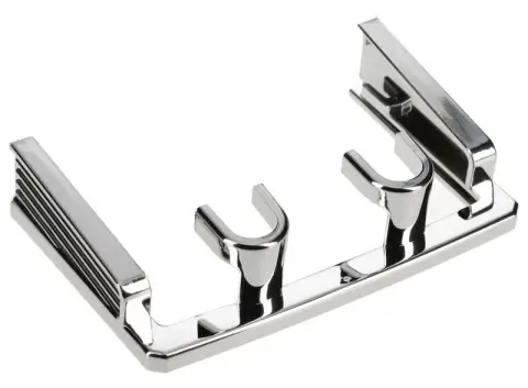 Imagine detaliată a produsului Ornament cromat distribuitor cafea Delonghi 5332286300. Compatibil cu mai multe modele Delonghi.