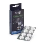 Imagine detaliată a produsului Tablete Delonghi DLSC552 pentru curatarea espressorului de uleiuri si cafea AS00002139. Compatibil cu mai multe modele Delonghi.