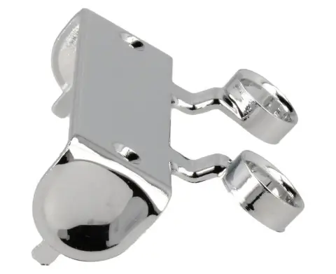 Imagine detaliată a produsului Ornament cromat distribuitor cafea Delonghi 5332152000. Compatibil cu mai multe modele Delonghi.