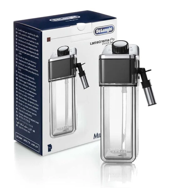 Imagine detaliată a produsului Cana de lapte expressor Delonghi Primadonna Elite Ecam 650.55.MS	5513297811. Compatibil cu mai multe modele Delonghi.
