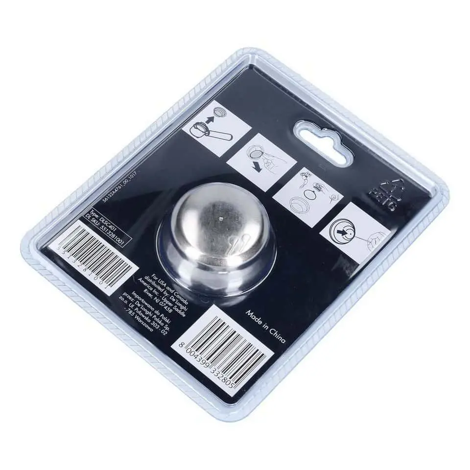 Imagine detaliată a produsului Sita portfiltru cafea, pentru 2 cesti Delonghi 5513281001. Compatibil cu mai multe modele Delonghi.