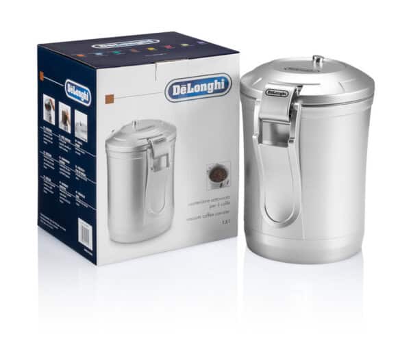 Imagine detaliată a produsului Recipient de vid pentru cafea Delonghi 5513290061. Compatibil cu mai multe modele Delonghi.