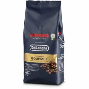 Imagine detaliată a produsului Cafea boabe Delonghi Kimbo Gourmet, 1 kg DLSC609 5513282351. Compatibil cu mai multe modele Delonghi 8002200140649