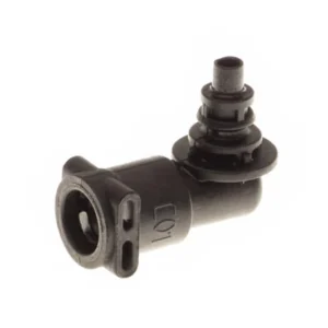 Imagine detaliată a produsului Conector in unghi drept Delonghi 5313218341. Compatibil cu mai multe modele Delonghi.