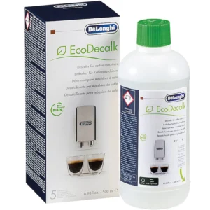 Imagine detaliată a produsului Solutie decalcifiere De'Longhi EcoDecalk 500ml AS00006182.Compatibil cu mai multe modele Delonghi.