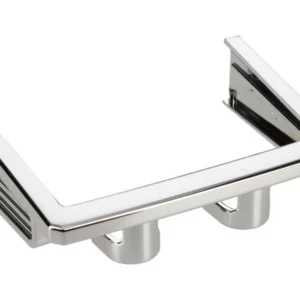 Imagine detaliată a produsului Ornament cromat distribuitor cafea Delonghi 5332286300. Compatibil cu mai multe modele Delonghi.