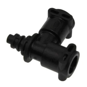 Imagine detaliată a produsului Conector electrovalva espressor Delonghi 5313218351. Compatibil cu mai multe modele Delonghi.