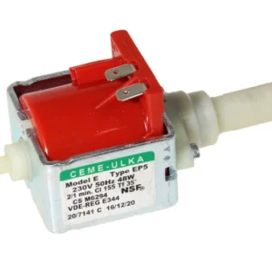 Imagine detaliată a produsului Pompa espressor Delonghi Ulka 230V 48W AS00002825. Compatibil cu mai multe modele Delonghi.