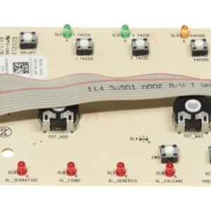 Imagine detaliată a produsului Placa electronica display espressor Delonghi Magnifica AS13200050. Compatibil cu mai multe modele Delonghi.
