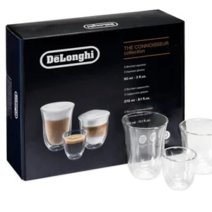 Imagine detaliată a produsului Set 6 pahare Delonghi Connoisseur Collection 5513284451. Compatibil cu mai multe modele Delonghi.