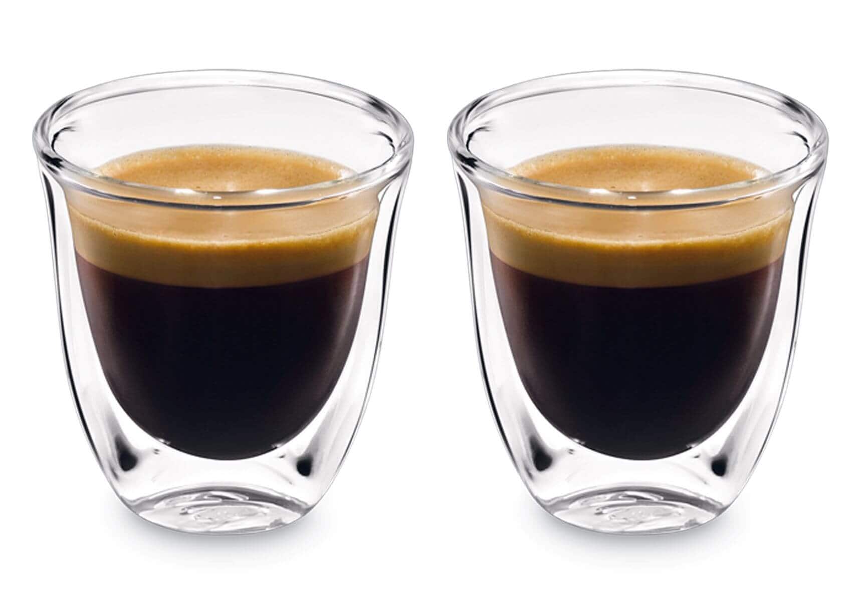 Imagine detaliată a produsului Setul de pahare Delonghi Espresso Collection 5513284431. Compatibil cu mai multe modele Delonghi.