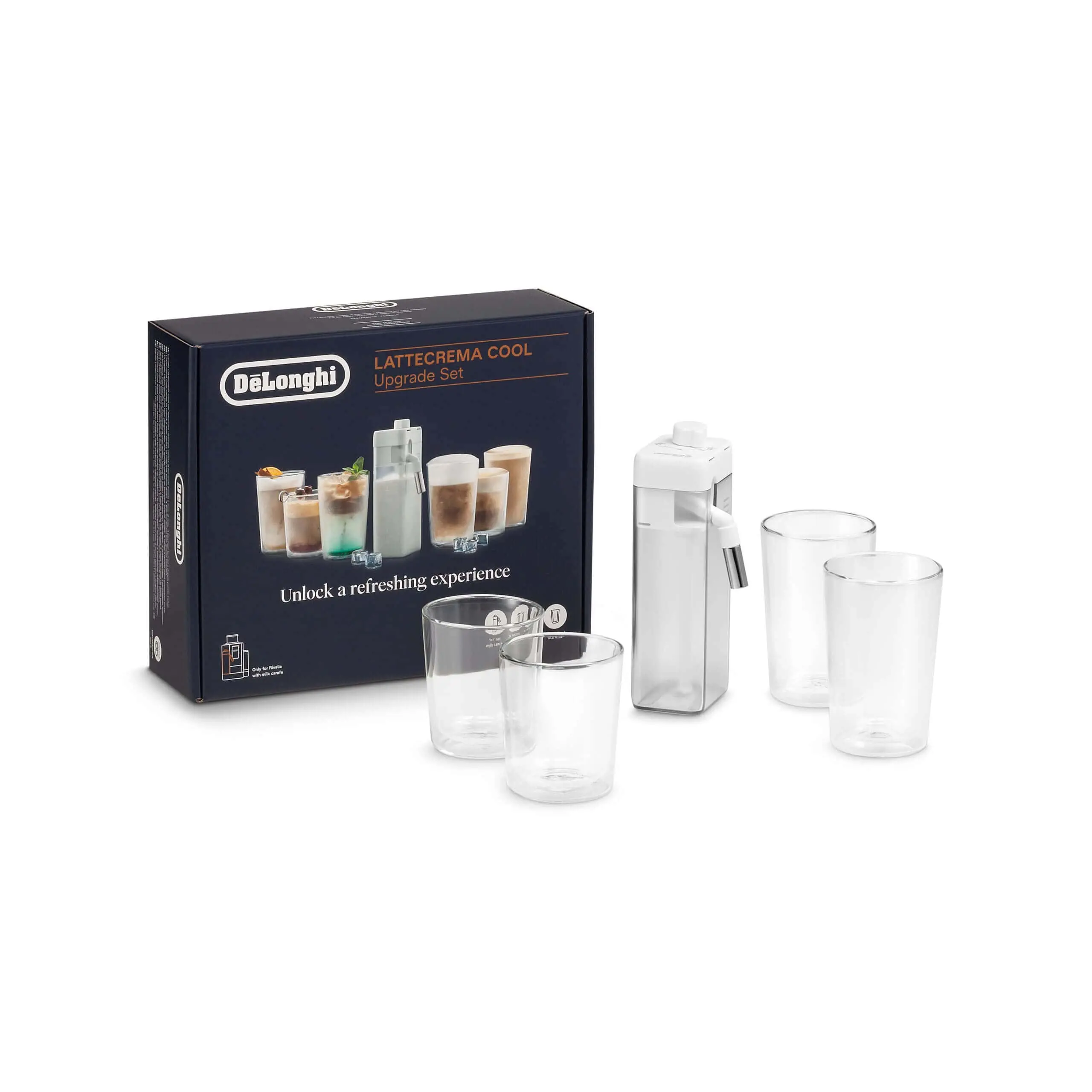 Set Delonghi LatteCrema Cool pentru Mașina de Cafea Rivelia