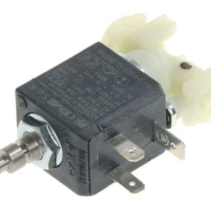 Imagine detaliată a produsului Electrovalva espressor Delonghi (supapă solenoid 3VA 230V) 5213218251. Compatibil cu mai multe modele Delonghi.