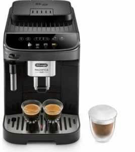 De’Longhi Magnifica Evo ECAM 290.21.B – Espressor Automat 4 Băuturi, 1450W, 15 Bari, Râșniță 13 Trepte, Spumare Manuală, Negru