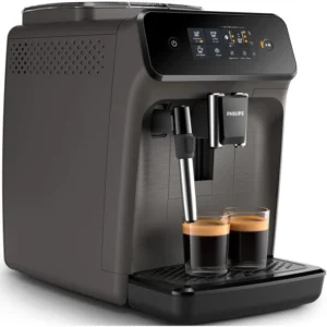 Philips EP1224/00 – Espressor Automat 1500W, 15 Bari, 1.8L, Spumare Lapte Clasică, Gri Modern