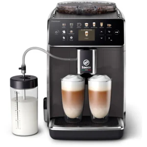 Espressor automat Saeco SM6580/10 – 14 rețete, 4 profiluri, LatteDuo, DoubleShot, ecran TFT, Garanție inclusă
